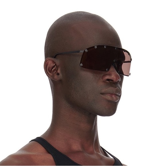 RICK OWENS  SHIELDING SUNGLASSES - Picture 7 of 10